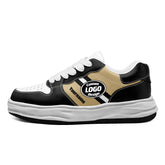 Custom Black Gold New Orleans Shoes Personalized Sneaker FN032-D020389-19